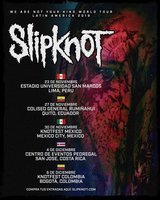 スリップノット、メキシコで開催された「Knotfest」の出演を急遽キャンセル。激怒したファンが機材を破壊する事態に