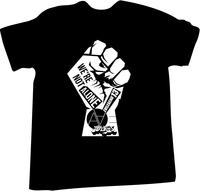 AA=がチャリティTシャツを制作、収益金は全て被災者支援の義援金として日本赤十字社に寄付 - 「We’re not alone!!」をテーマに制作されたチャリティTシャツのデザイン