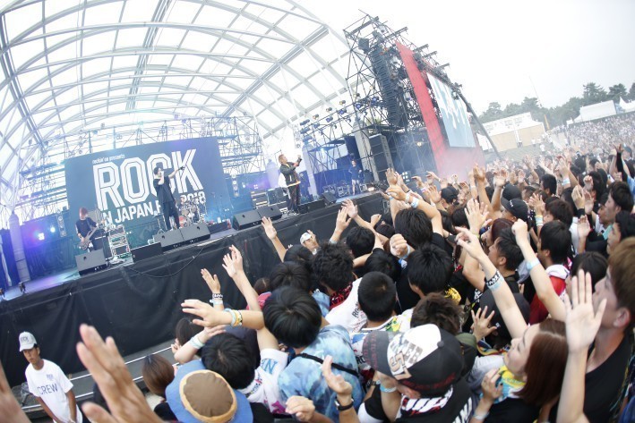 ROTTENGRAFFTY - ROCK IN JAPAN FESTIVAL 2018 （ ロック イン  ジャパン フェス 2018 ）でのライブ写真