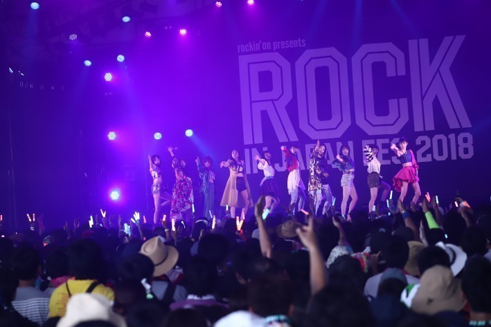 アンジュルム - ROCK IN JAPAN FESTIVAL 2018（ロック･イン・ジャパン・フェスティバル2018） でのライブ写真